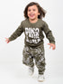 T-Rex Adventure Fleece Suit (Hunter Green)